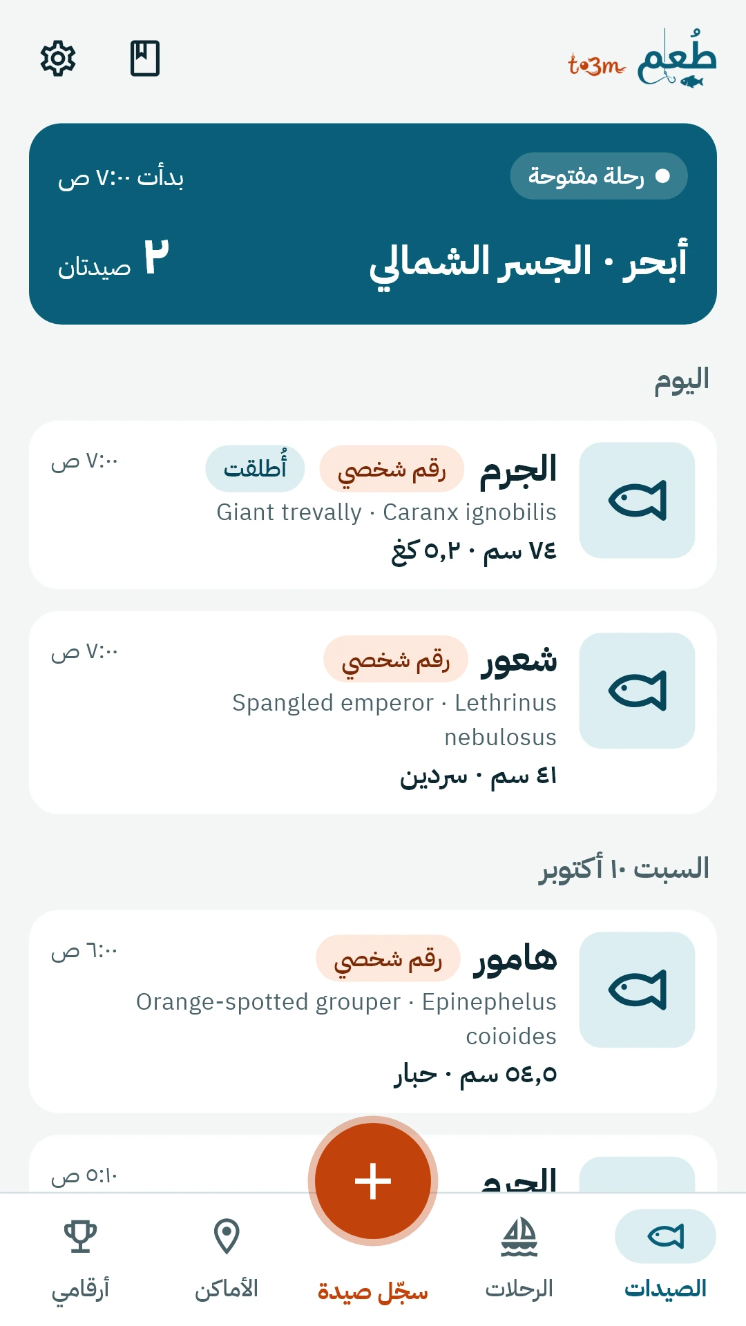 شاشة الصيدات: رحلة مفتوحة وصيدات اليوم